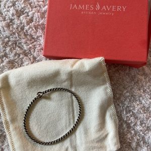 James Avery twisted wire hook-on bracelet.